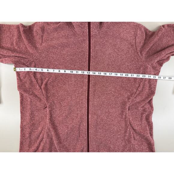Duluth Trading Co Full Zip Fleece Jacket Women's 2XL Maroon Cozy Soft Outdoor - Picture 6 of 10